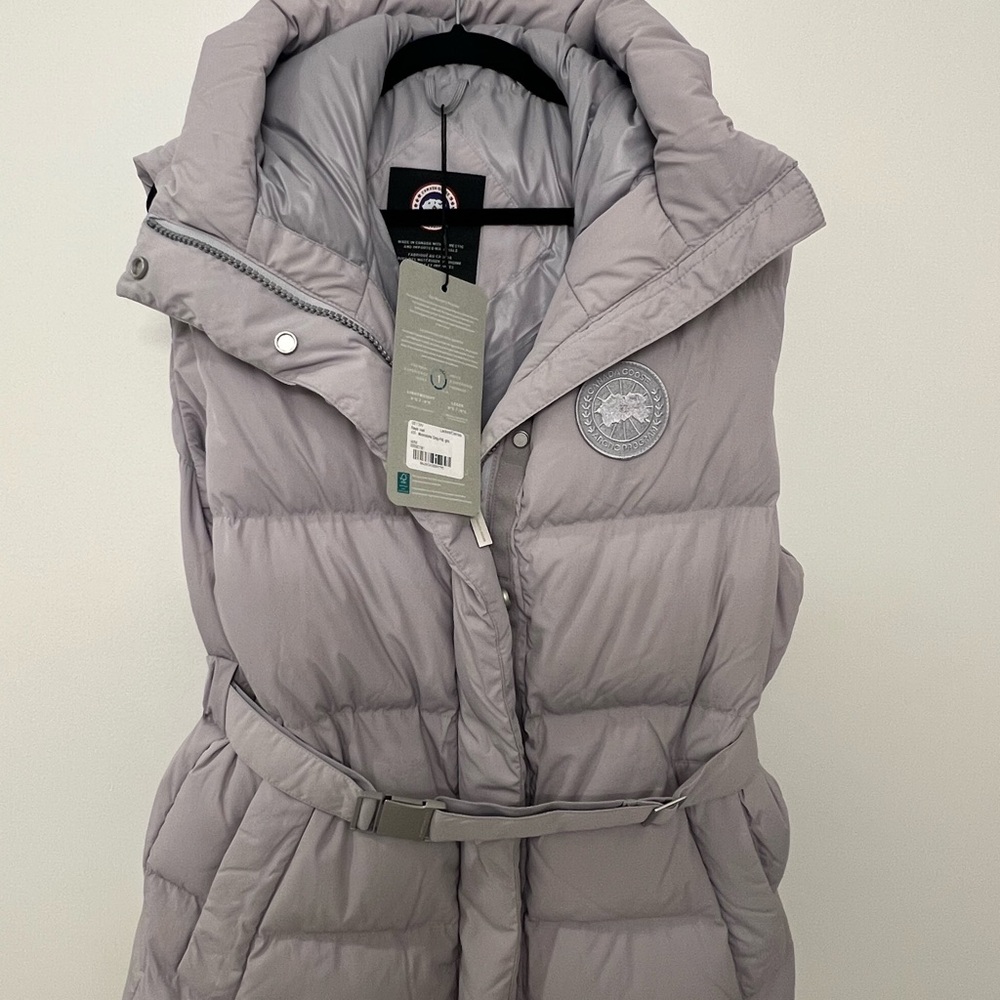 Canada Goose Rayla Vest in Moonstone Grey - Picture 7 of 8